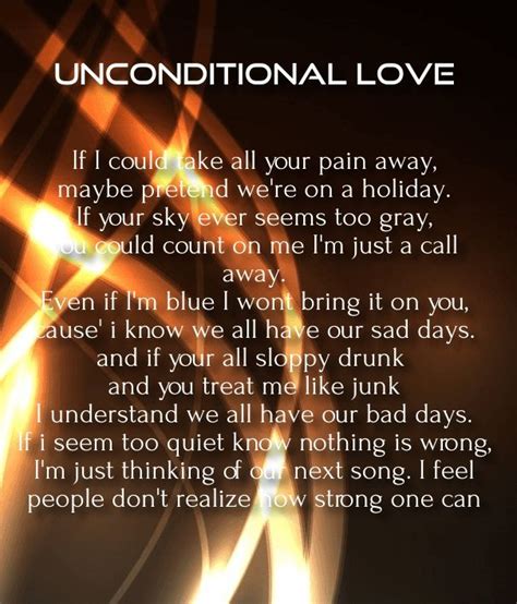 Unconditional Love Love Poems And Quotes - ShortQuotes.cc