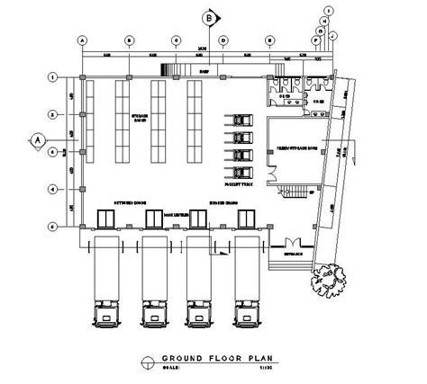 Warehouse Floor Plan Dwg - floorplans.click