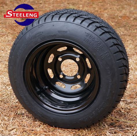 10" BLACK STEEL WHEELS – Steeleng Golf Cart Accessories