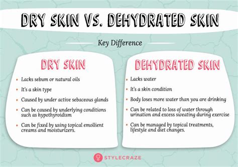 Dry And Dehydrated Skin