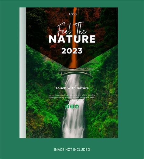 Premium Vector | Nature template poster