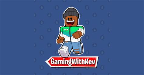 Kev red logo - Gamingwithkev - Sticker | TeePublic