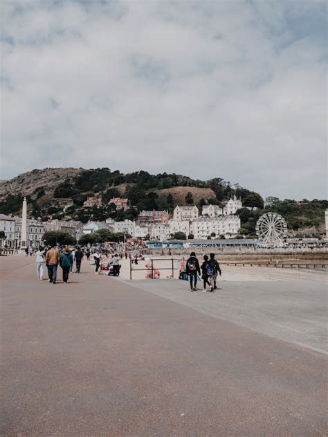 People on Promenade in Llandudno · Free Stock Photo