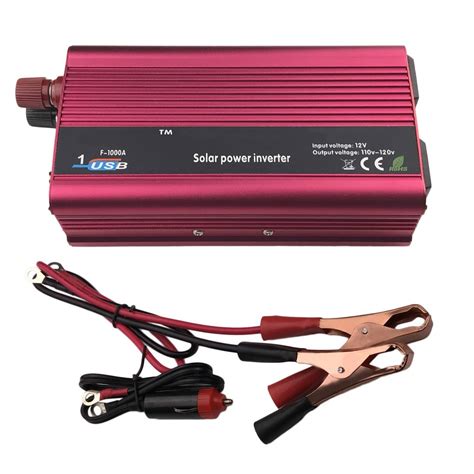 2000W DC12V To AC110V Car Power Inverter Dual USB Charger Converter ...