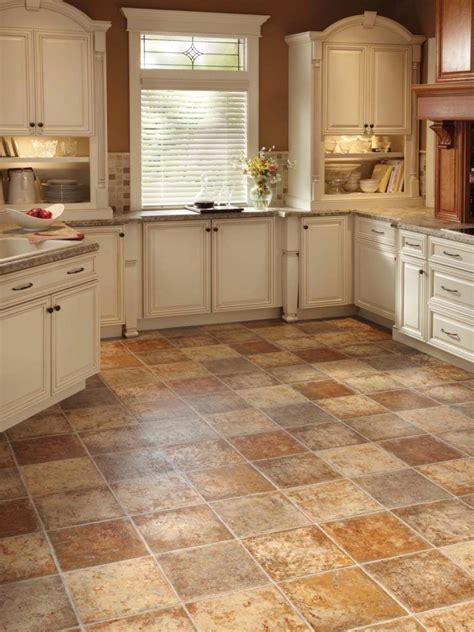 Vinyl Flooring In The Kitchen HGTV Flower Retro Vinyl Sheet ... | Vinyl flooring kitchen ...