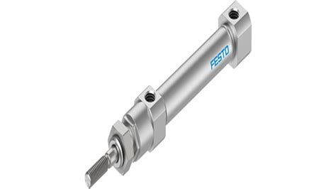 DSNU-S-8-25-P-A | Festo Pneumatic Roundline Cylinder - DSNU-S-8, 8mm Bore, 25mm Stroke, DSNU ...