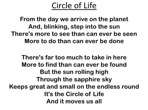 The circle of life. | Circle of life, Powerful words, Life