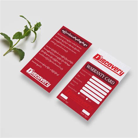 MMK Design - Warranty Card Design for Telegod Mobile...