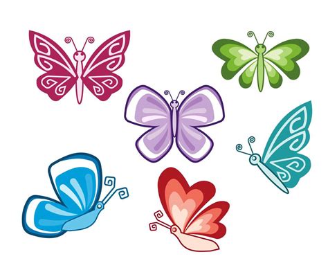 Butterfly Illustrations Vector Vector Art & Graphics | freevector.com