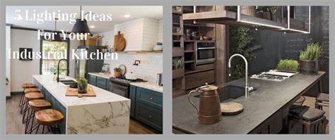 Industrial style: lighting for your kitchen decorating ideas