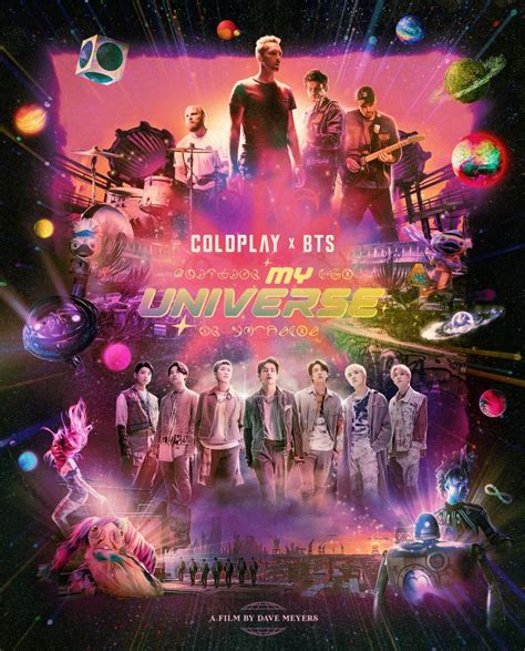 BTS and Coldplay unveil the teaser poster image for their "My Universe ...