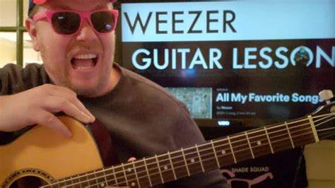 How To Play All My Favorite Songs Guitar Weezer // easy guitar tutorial beginner lesson chords ...