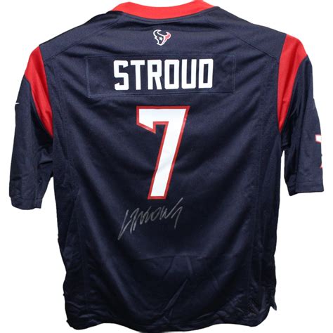 CJ Stroud Autographed Houston Texans Nike Jersey Blue FAN – Denver Autographs