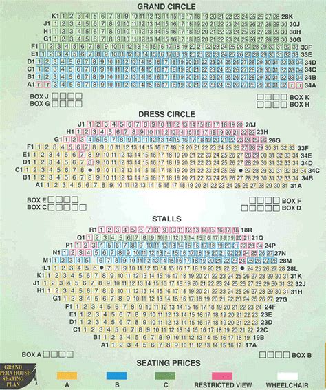 Grand Opera House, York | Seating Plan, view the seating chart for the Grand Opera House