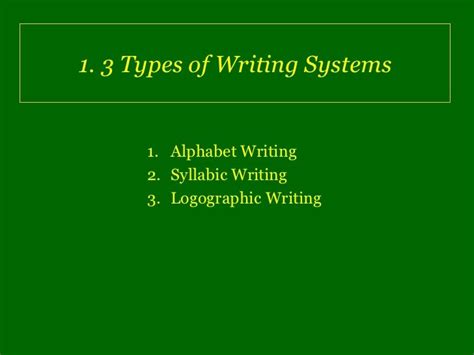 How to compare 2 writing systems