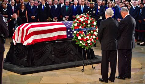 John McCain Funeral: Faux Unity Belies Real-Life Political Division ...