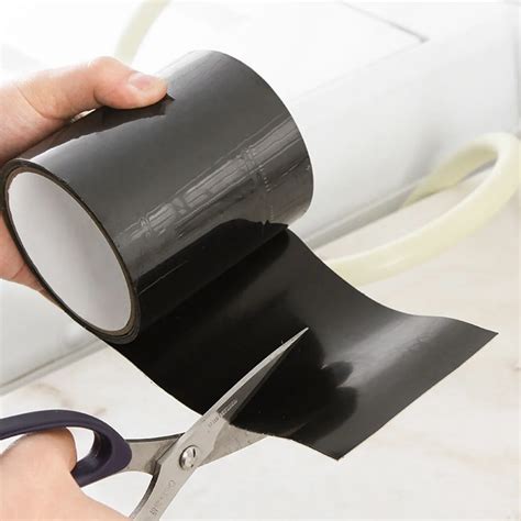 150x10cm 3M Universal Super Strong Waterproof Black Silicone Repair ...