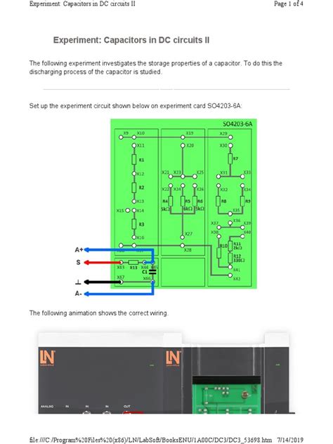 Capacitor in DC Circuits 2 | PDF | Capacitor | Direct Current