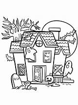 30  Haunted House Coloring Pages Free Printable PDF JPG PNG sketch template