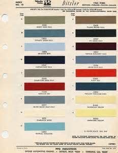 1965 Ford Thunderbird paint colors