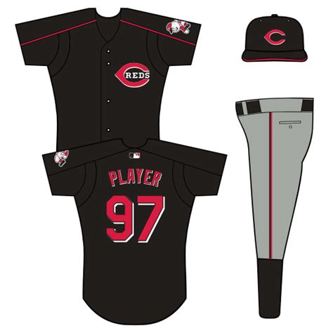 Cincinnati Reds Uniform - Practice Uniform - National League (NL ...