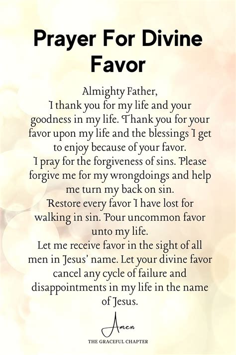 Prayer for divine favor Powerful Morning Prayer, Morning Prayer Quotes ...