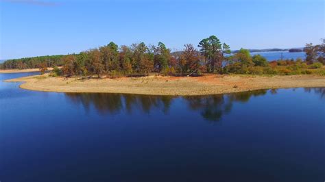 Lake Ouachita Island Camping 10/15/2015 DJI Drone - YouTube