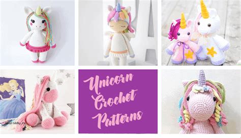 13 Crochet Unicorn Patterns – Cute Toys - A More Crafty Life