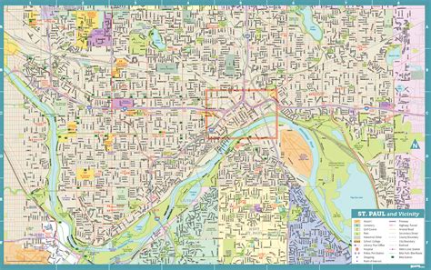 City Of St Paul Map - China Map Tourist Destinations