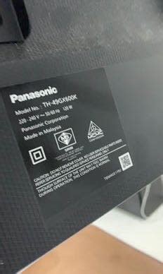 Panasonic TV 4K, TV & Home Appliances, TV & Entertainment, TV on Carousell