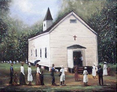 reminds me of the church my Grandfather attended waaay back in the day. | African american art ...