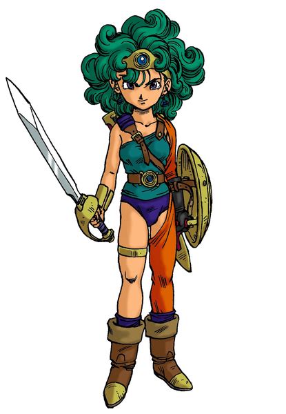 Dragon Quest 4 Hero and Heroine Art by Akira Toriyama : dragonquest