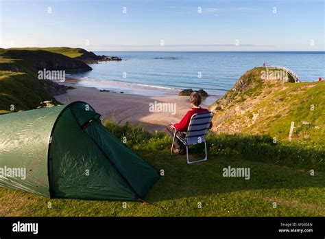 Camping in Durness Stock Photo - Alamy