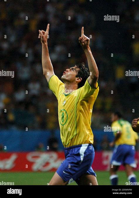 Brazil's Kaka celebrates scoring their second goal of the match Stock Photo - Alamy