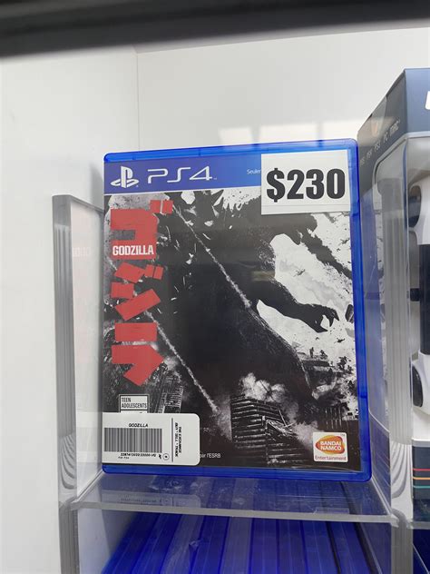 Godzilla PS4 seen in store : r/playstation