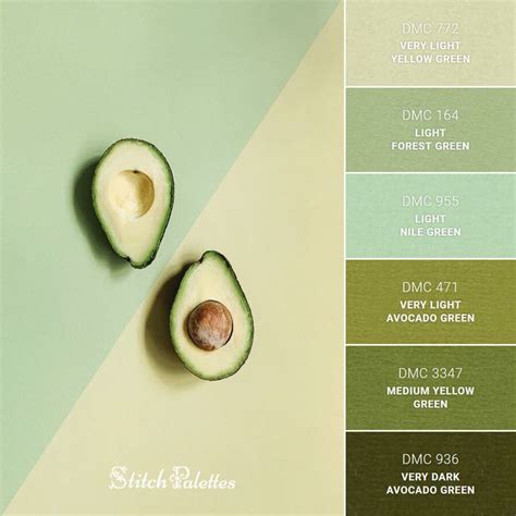 Avocado Awesomeness | Green colour palette, Color palette, Green color ...