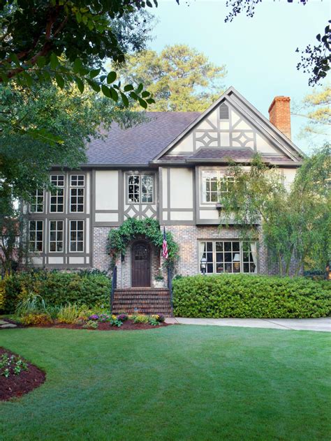 Stealable Curb Appeal Ideas from Tudor Revivals | Landscaping Ideas and Hardscape Design | HGTV