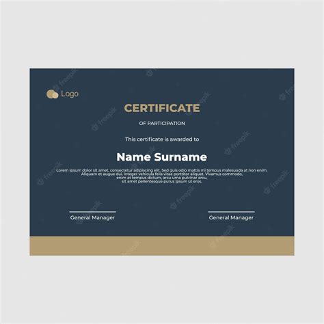 Premium Vector | Vector award certificate template can be used for ...