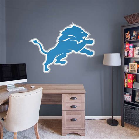 Pin by Lauren Abraham Mahoney on gifts | Detroit lions, Removable wall decals, Wall decals