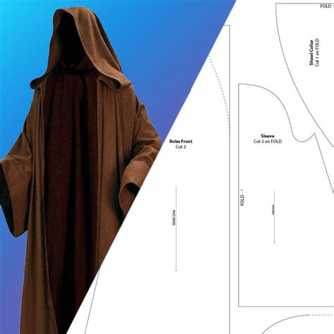 Space Wizard Robe Pattern Jedi Cosplay | Etsy