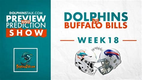 Dolphins vs Bills Preview and Prediction Show - Miami Dolphins