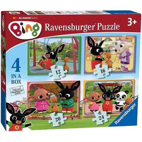 Ravensburger Bing Bunny & Friends 4 Puzzles in a Box - Jigsaw Puzzles from Crafty Arts UK