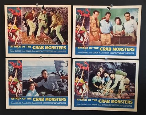 Attack of the Crab Monsters (1957) – Original Lobby Card Set Movie ...