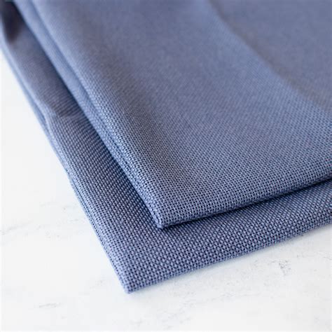 Denim Blue Evenweave Cross Stitch Fabric - 28 count - Stitched Modern