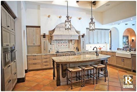 Hacienda Kitchen with Saltillo Flooring | Rustico Tile & Stone