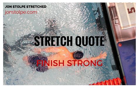 Stretch Quote - Finish Strong (@RobinSharma)