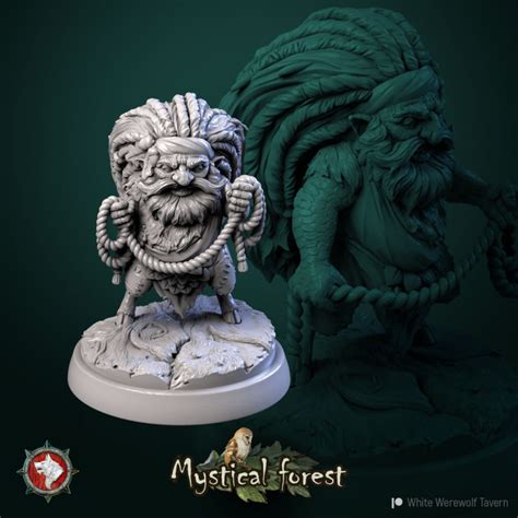 3D Printable Korred V4 32 mm pre-supported by White Werewolf Tavern