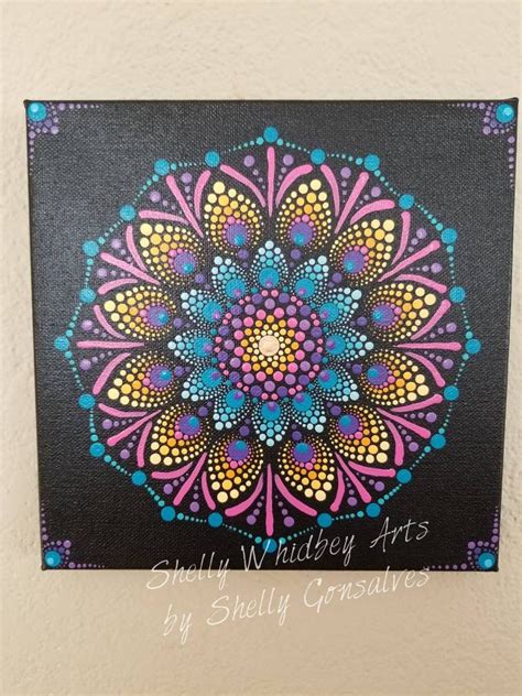 Mandala Canvas Painting - Etsy