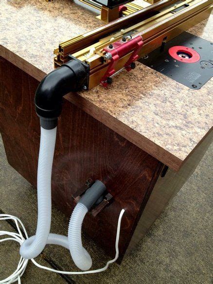 New Router Table with dust router, Incra, and JessEm Lift | Router table, Router woodworking ...