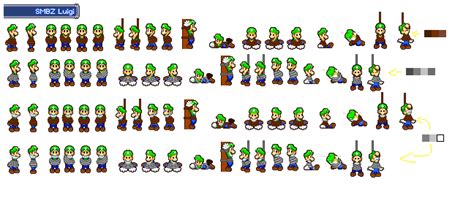 Luigi Sprites by PrincessRosalina100 on DeviantArt